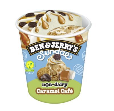 Ben & Jerry's non-dairy sundae caramel café