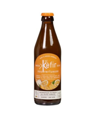 Kefir Eau Vertueuse sinaas & english breakfast thee