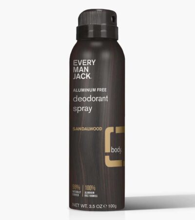 Every Man Jack deodorant spray sandalwood