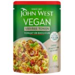 John West Vegan Visvrije tonijn met tomaat en basilicum