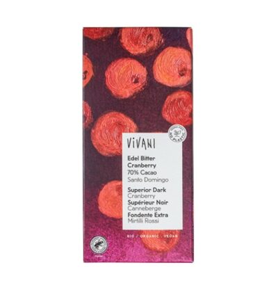 Vivani superior dark 70% cranberry