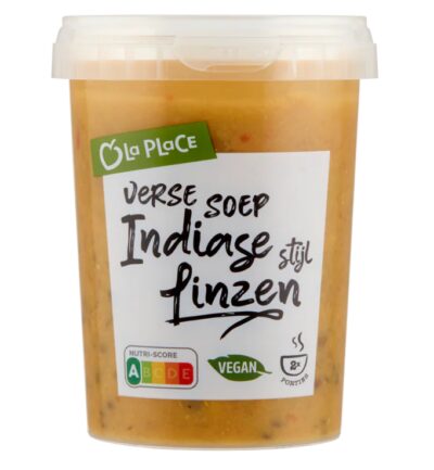 La Place Verse Soep Indiase Stijl Linzen