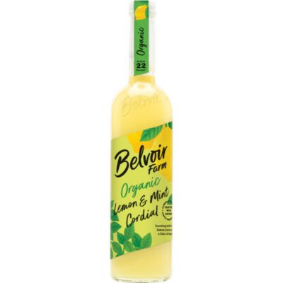 Belvoir Fruit Farms organic lemon mint cordial bio syrup