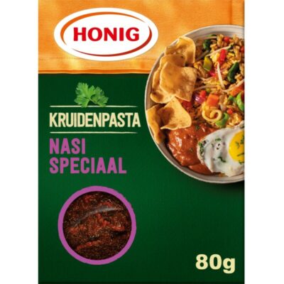 Honig kruidenpasta nasi speciaal