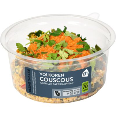 AH kleine salade volkoren couscous gegrilde paprikaspread