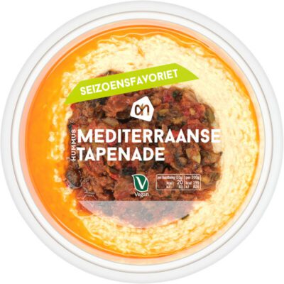 AH mediterraanse tapenade hummus