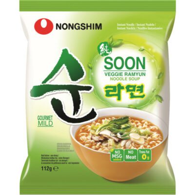 Nongshim veggie ramen noodles