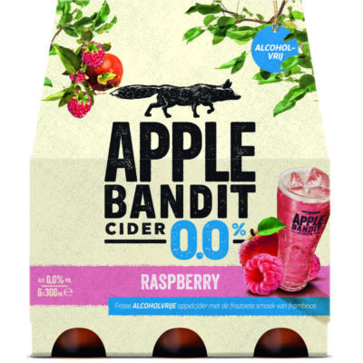 Apple bandit cider 0.0% raspberry