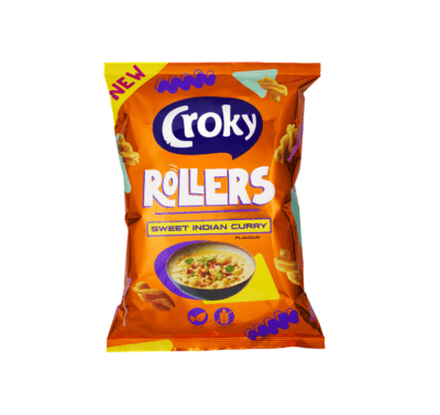 Croky rollers sweet indian curry