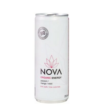 Nova organic energy passion mango mint