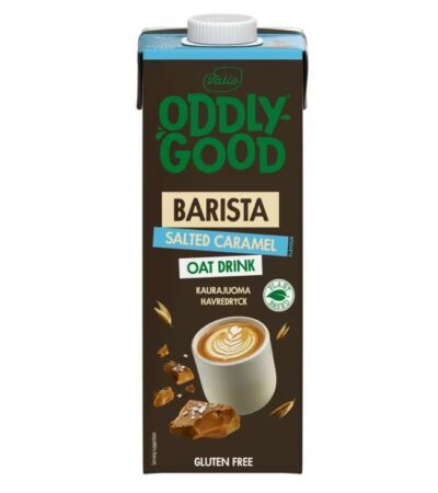 Oddlygood barista salted caramel oat drink