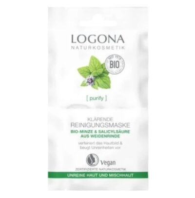 LOGONA Organic Mint & Witch Hazel Cleansing Mask