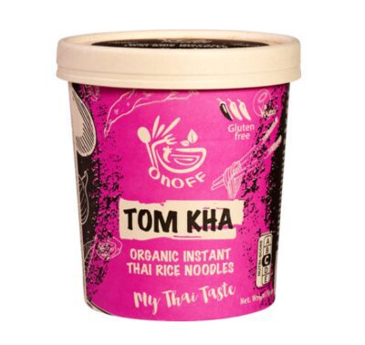 Instant noodles soup Tom Kha