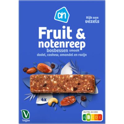 AH fruit & notenreep bosbessen smaak