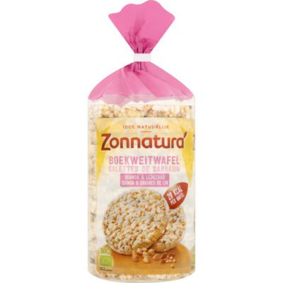 Zonnatura Boekweitwafel quinoa & lijnzaad