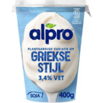 Alpro plantaardige variatie op yoghurt griekse stijl