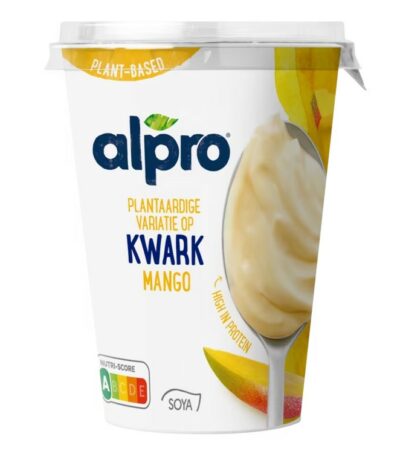 Alpro plantaardige variatie op kwark mango