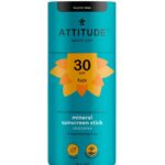 Attitude mineral sunscreen stick kids unscented 30 SPF