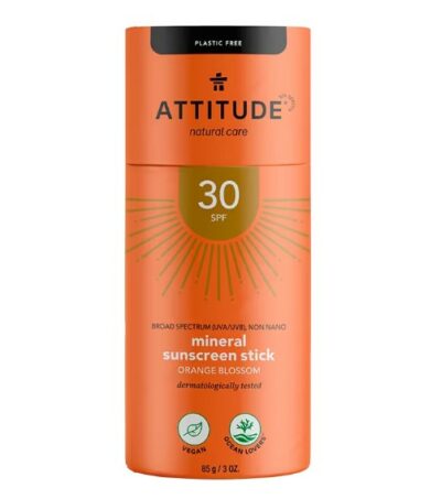 Attitude mineral sunscreen stick orange blossom 30 SPF