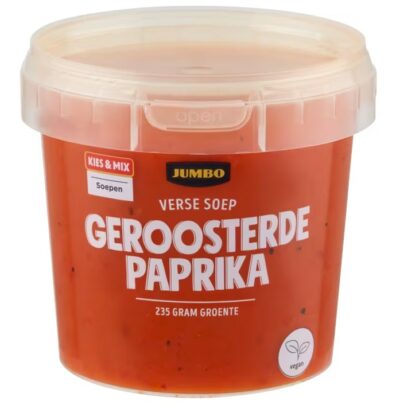 Jumbo verse soep geroosterde paprika