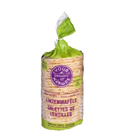 Your organic nature Ongezouten linzenwafels