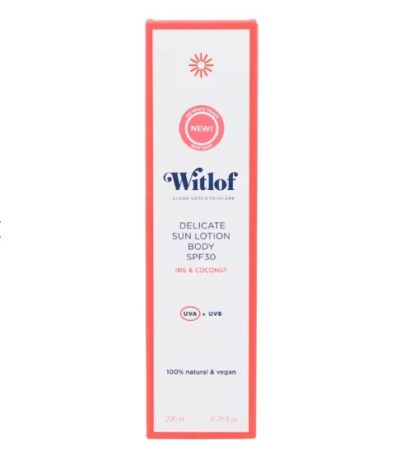 Witlof delicate sun lotion iris & coconut SPF30