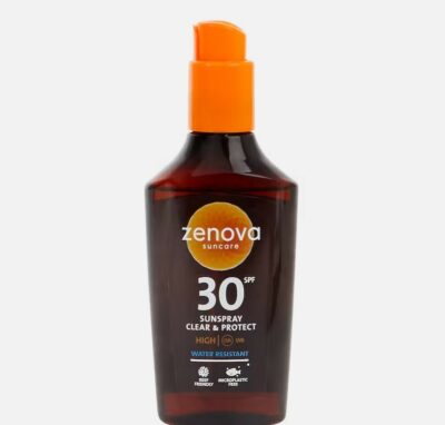 Zenova sunspray clear & protect SPF 30