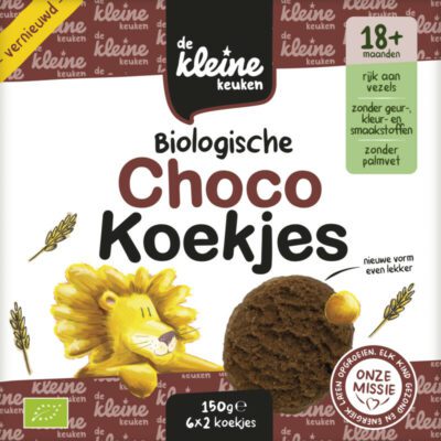 De Kleine Keuken biologische choco koekjes 18+mnd