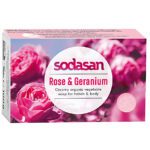 Sodasan zeep roos & geranium