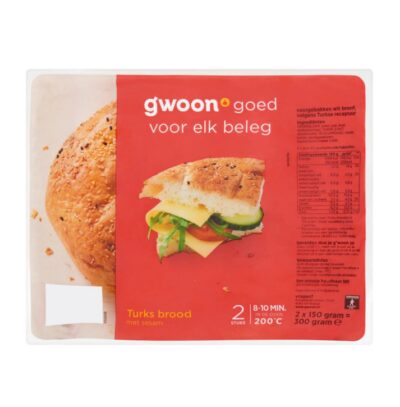 g'woon Turks brood mini