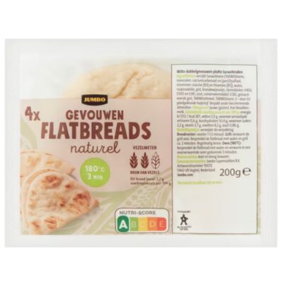 Jumbo - Gevouwen Flatbreads Naturel