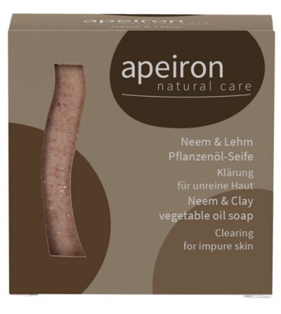 Apeiron neem & klei plantaardige oliezeep