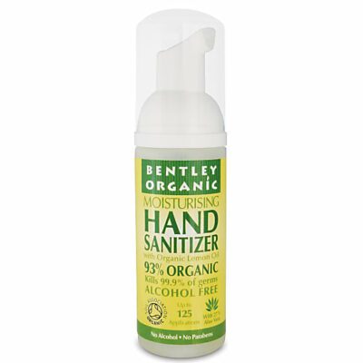 Bentley Organic moisturising hand sanitizer