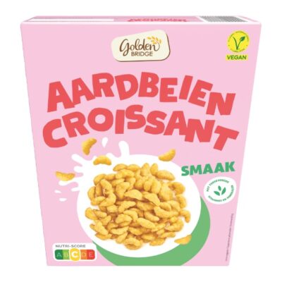 Golden Bridge aardbeien croissant cereals