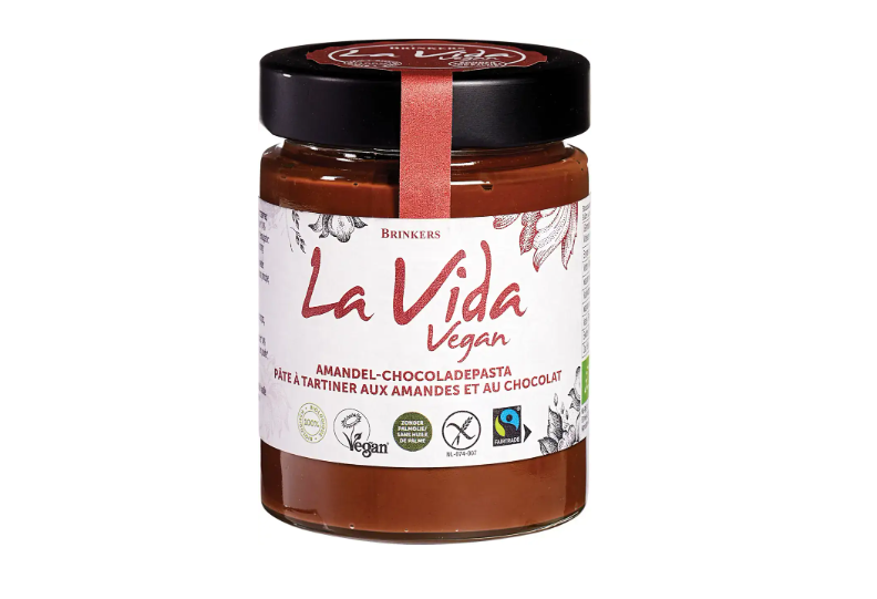 La Vida Vegan amandel-chocoladepasta less sugar