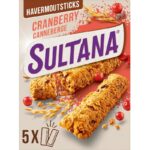 Sultana Goodmorning cranberry havermoutsticks