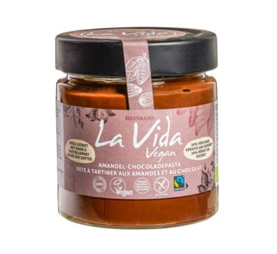 La vida vegan Amandel-chocoladepasta less sugar