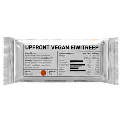 Upfront vegan eiwitreep speculaas