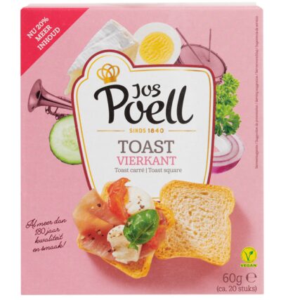 Jos Poell Toast Vierkant