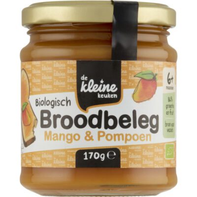 De Kleine Keuken broodbeleg mango & pompoen 6m+