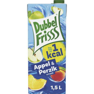 DubbelFrisss 1 kcal appel & perzik