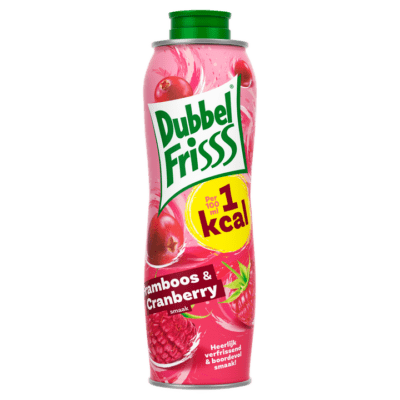 DubbelFrisss framboos & cranberry siroop