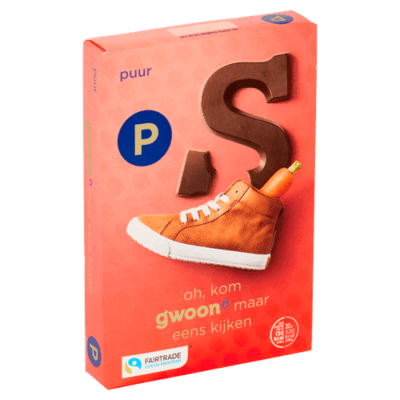 G'woon chocoladeletter puur