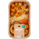 Jumbo groente tajine met bulgur & amandelen