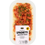 Jumbo spaghetti geroosterde groente met tomatensaus