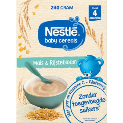 Nestlé baby cereals mais & rijstebloem vanaf 4 maanden