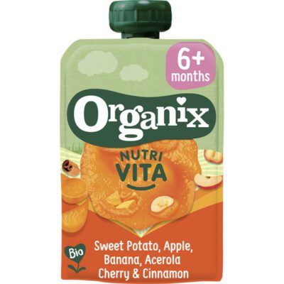 Organix Nutri vita zoete aardappel appel 6+ mnd