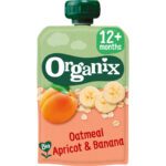 Organix Knijpfruit haver abrikoos banaan 12+m