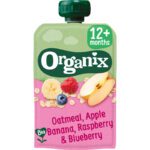 Organix Knijpfruit haver appel banaan 12+m