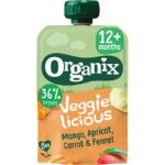 Organix Veggielicious mango apricot carrot